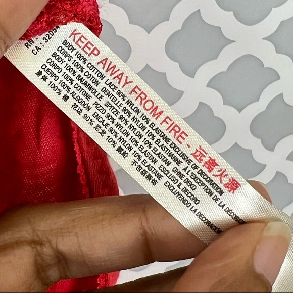 NWT Free People Side of Sass Bodysuit in Lady Bird (red) - Picture 13 of 13